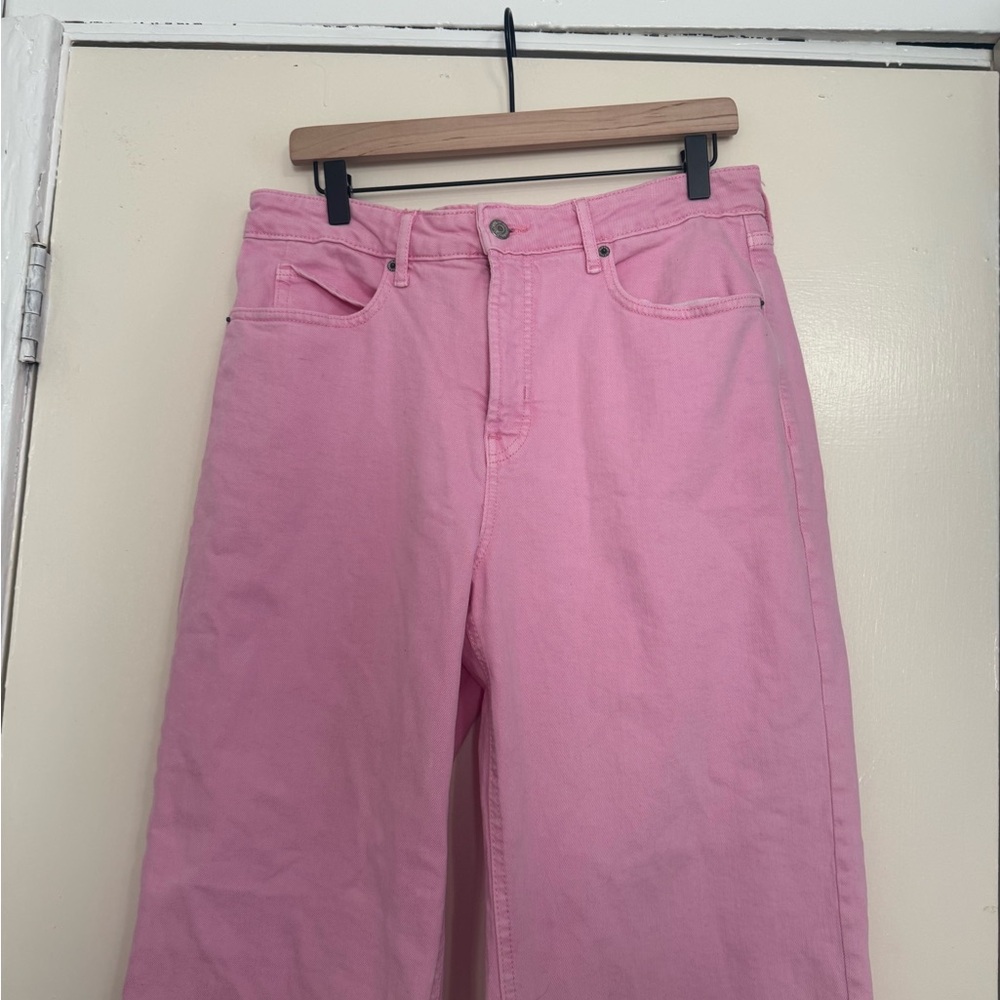 Old Navy Pink Flare Women's Jeans - Picture 6 of 9